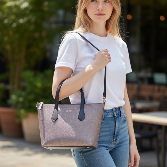 Elegant Blue and Glitter kate spade New York NWOT - Picture 4 of 14